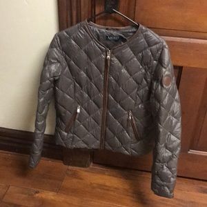 Polo by Ralph Lauren Dark Brown Quilted Puffer Jacket
